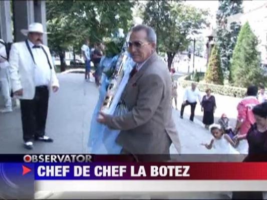 Botez mare in Timisoara. Ionelas Carpaci l-a crestinat pe cel mai tanar membru al unei familii instarite de rromi din oras