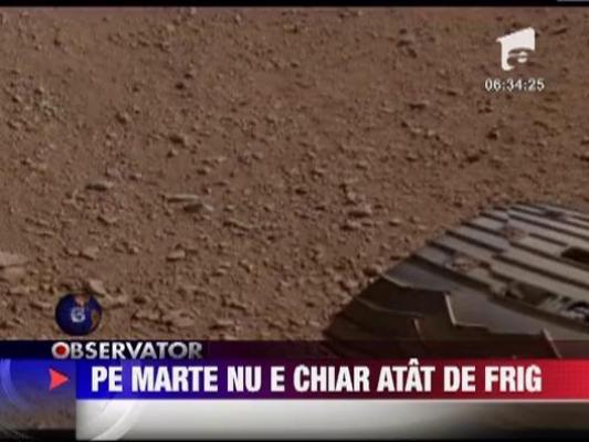 Robotul Curiosity al NASA a inregistrat pe Marte temperaturi de peste zero grade Celsius