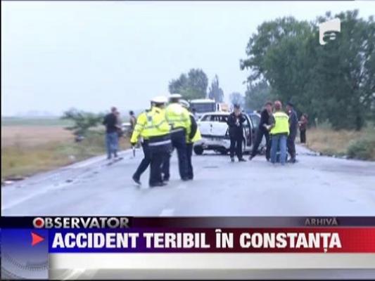 Grav accident de circulatie, soldat cu doi morti, in judetul Constanta