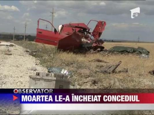 Accident teribil intre Constanta si Tulcea: doi morti si opt raniti