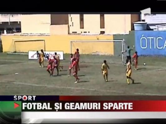 Un pusti din Brazilia a spart geamul unei ferestre in timpul unui meci