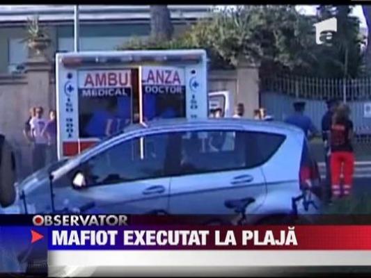 Un presupus membru al mafiei, ucis pe o plaja din Italia