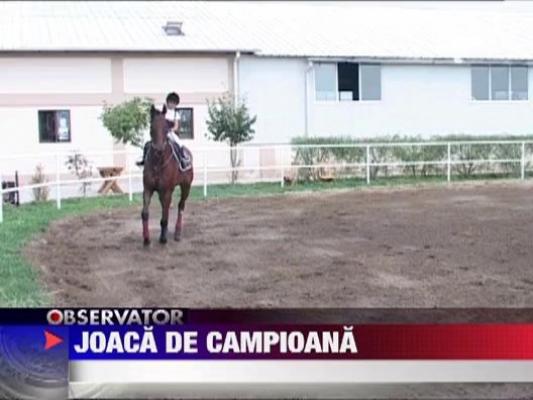 Vicecampioana nationala la echitatie, la 10 ani