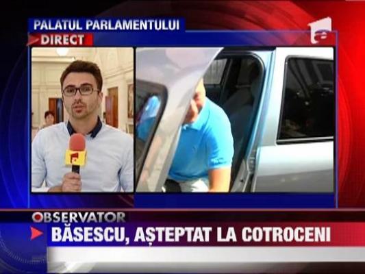 Traian Basescu ar putea reveni, astazi, la Palatul Cotroceni