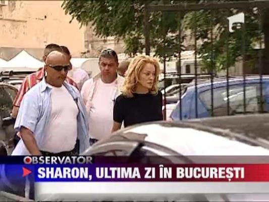 Sharon Stone filmeaza in Centrul Vechi al Capitalei