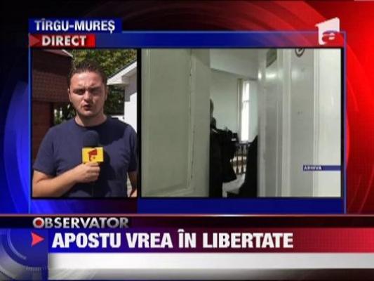 Sorin Apostu, fostul primar al Clujului, asteapta azi sentinta