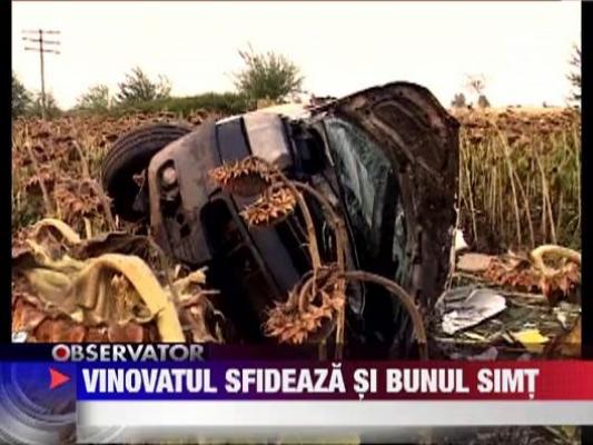 Tanar acuzat de crima, arogant in fata jurnalistilor