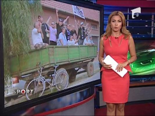 Ultrasii timisoreni la prima deplasare a lui Poli in liga judeteana