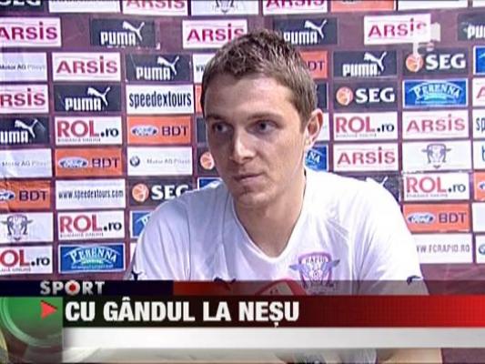 Rapidistul Nicolae Grigore cu gandul la Nesu