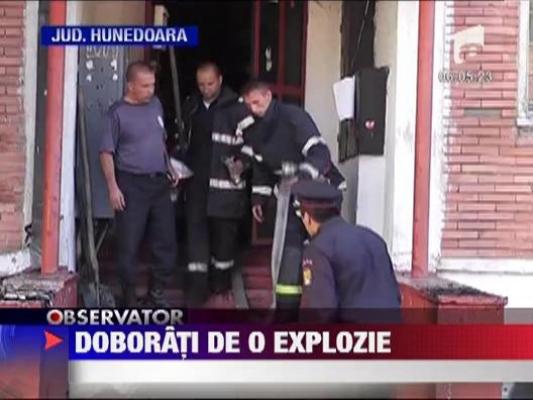 Muncitori mutilati de o explozie