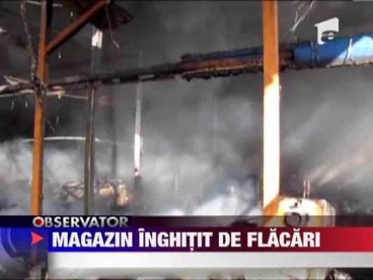 Incendiu devastator in Alexandria