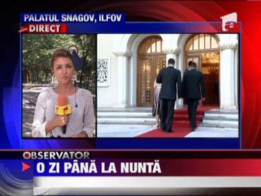 O zi pana la nunta prezidentiala