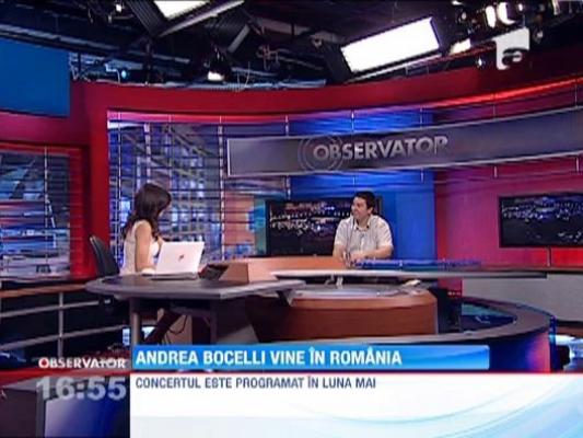 Andrea Bocelli, concert extraordinar la Bucuresti