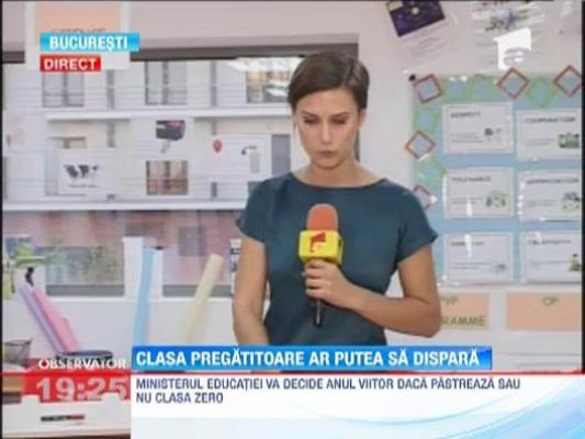 Clasa pregatitoare ar putea sa dispara din scoli