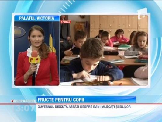 Fructe pentru copiii din clasele pregatitoare