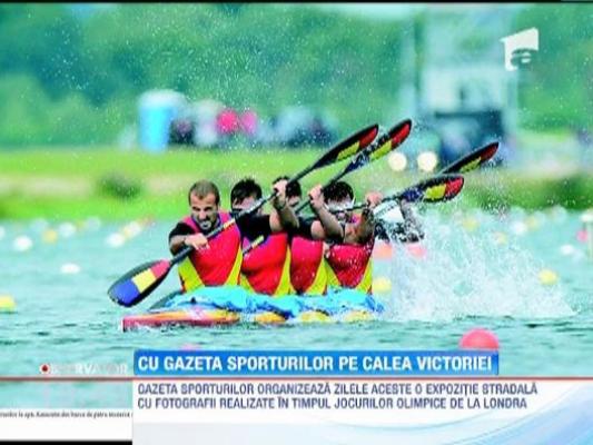 Expozitie stradala cu sportivii romani de la Olimpiada