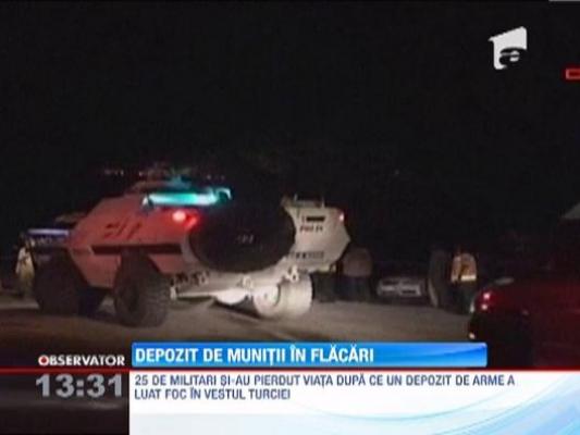 25 de militari au murit dupa ce un depozit de munitie a explodat