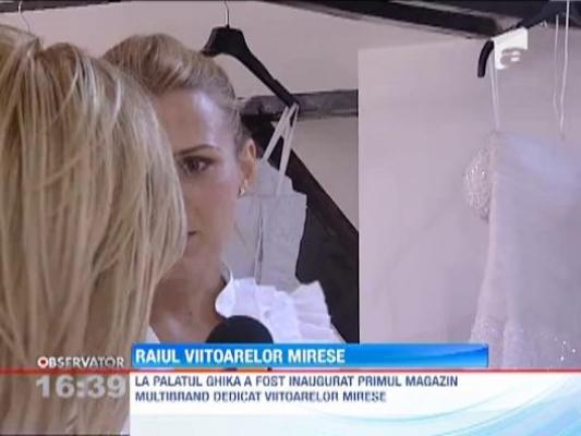 La Palatul Ghica a fost inaugurat primul magazin multibrand dedicat viitoarelor mirese