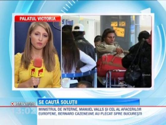 Ministrul de Interne, Manuel Valls, in vizita in Romania