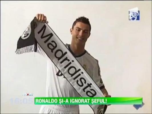 Cristiano Ronaldo l-a ignorat pe Florentino Perez la fotografia oficiala
