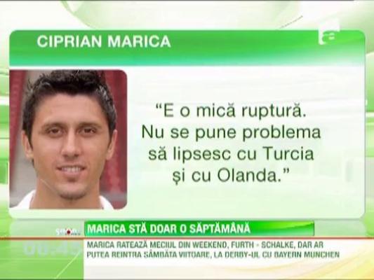 Ciprian Marica va sta departe de gazon maximum 10 zile!