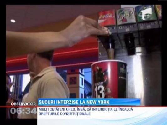 Primarul New York-ului vrea sa interzica bauturile dulci