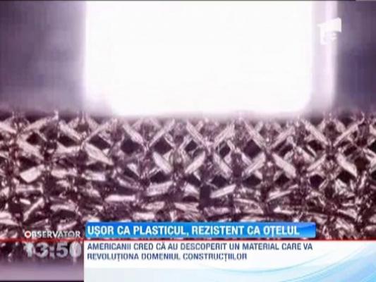 Americanii cred ca au descoperit un material care va revolutiona domeniul constructiilor