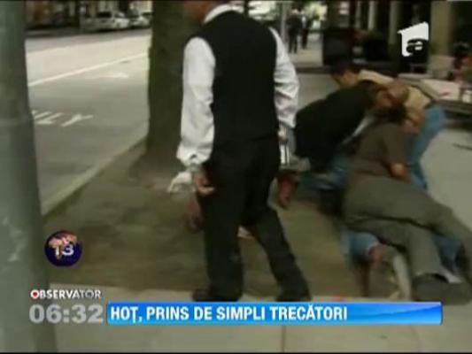 Un hot de bijuterii din Seattle a fost prins de trecatori