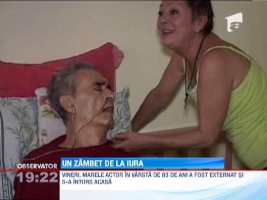 Actorul Iurie Darie a ajuns acasa