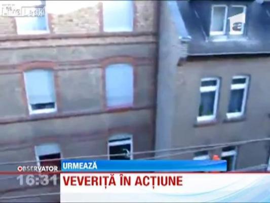 O veverita a provocat panica in bucataria unei familii din Germania