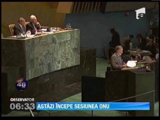 Incepe sesiunea ONU de la New York