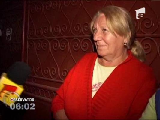 Cartier din Sibiu luminat de flacari