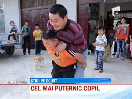 Cel mai puternic copil traieste in China