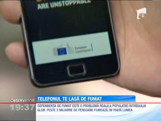 Aplicatie telefonica antifumat