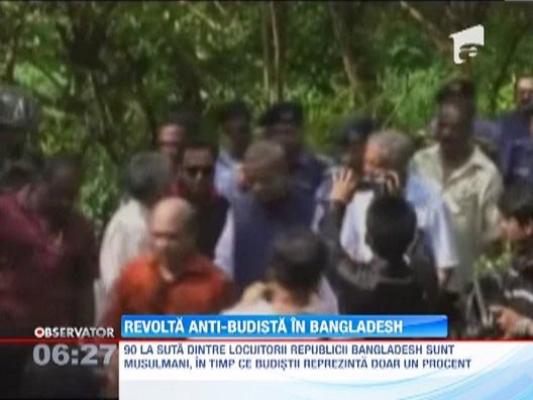 Revolta anti-budista in Bangladesh. Mai multe temple, incendiate