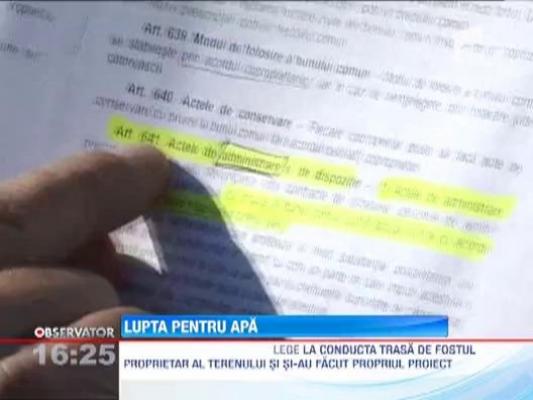 Lupta pentru apa intr-un cartier rezidential din Targoviste!