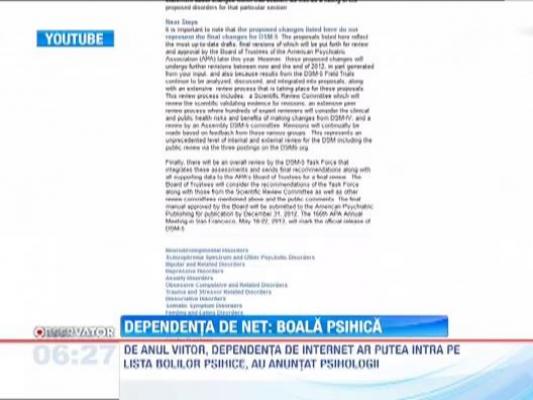 Dependenta de internet ar putea intra pe lista bolilor psihice