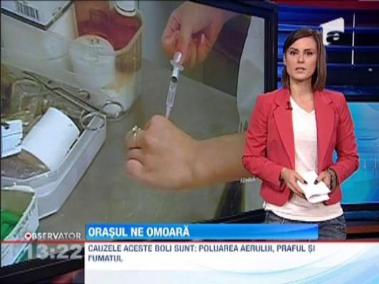 Poluarea din orase ne omoara! Unul din zece romani sufera de aceasta boala incurabila