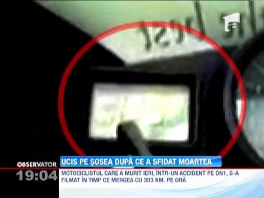 Motociclistul care s-a filmat in timp ce mergea cu 303 km/h, ucis de viteza