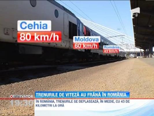Unul dintre cele mai rapide trenuri din Europa circula prin Romania cu viteza unui personal