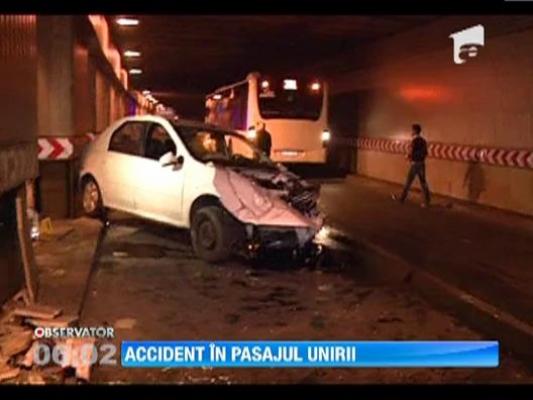 Accident in Pasajul Unirii din Capitala