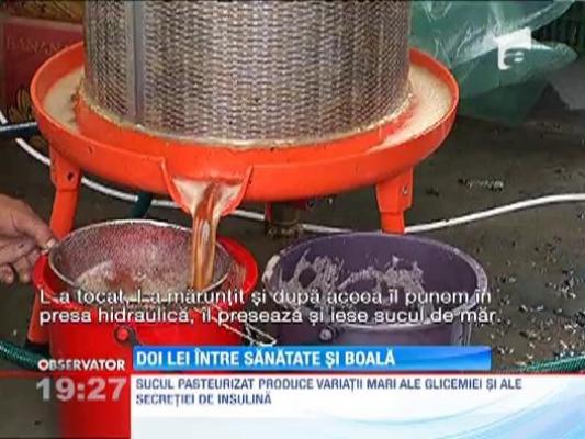 Romanii prefera sucurile pasteurizate