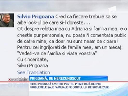 Silviu Prigoana, de nerecunoscut