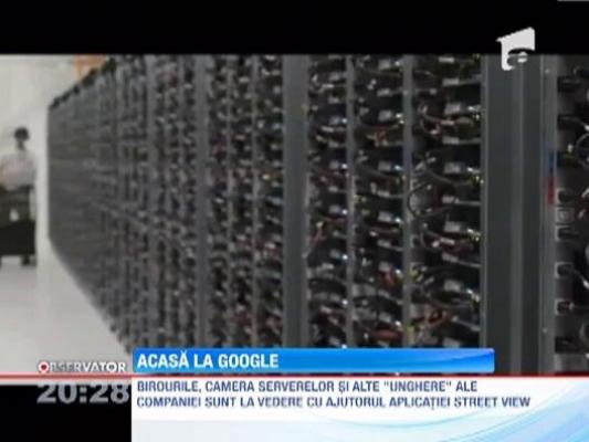 Vizita virtuala intr-un centru Google