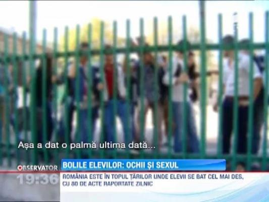 Romania, pe locurile fruntase cu numarul de elevi care si-au inceput viata sexuala inainte de a implini varsta de 15 ani