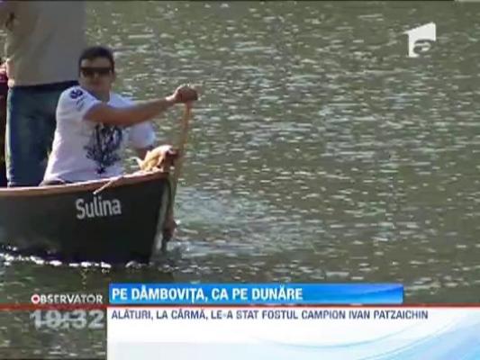 Plimbari cu canotca pe Dambovita, sambata, alaturi de Ivan Patzaichin