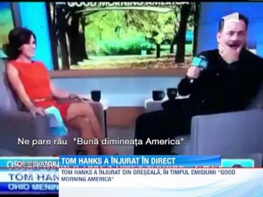 Actorul Tom Hanks a facut o gafa teribila intr-o emisiune de televiziune