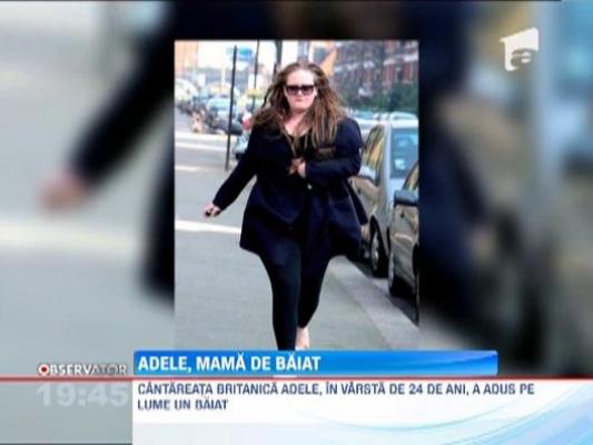 Cantareata britanica Adele a devenit mama