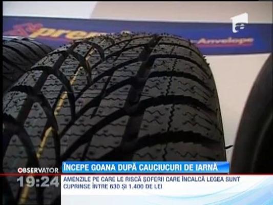Incepe goana dupa anvelopele de iarna