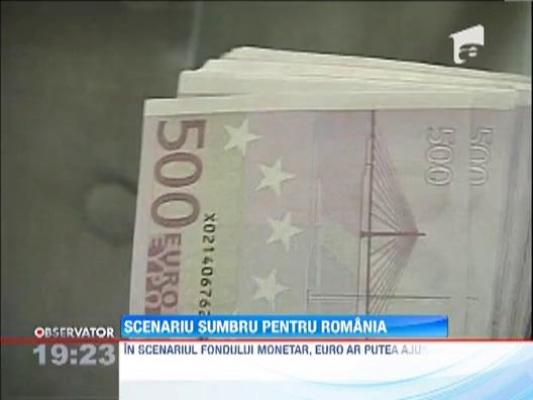 FMI avertizeaza: Euro ar putea ajunge la 5,5 lei